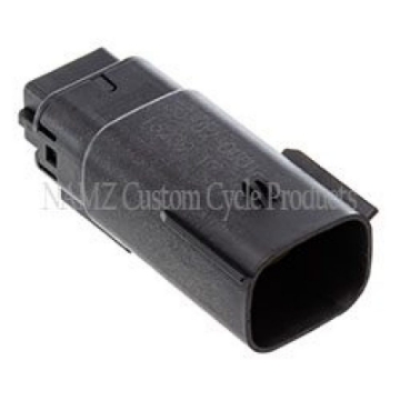 Picture of NAMZ 07-23 VRSDX-CS-AW Main Harness Molex MX-150 8-Position Male Connector - Black HD 72478-07BK