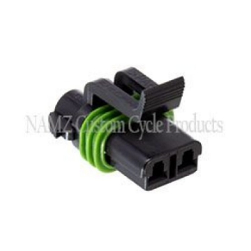 Picture of NAMZ Delphi-Packard Weatherpack 2-Position Female Wire Connector w-Seals