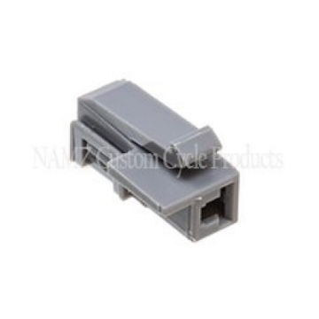 Picture of NAMZ 2004+ Dyna Delphi 1-Position OEM B+ Female Connector w-Female Terminals - 5 Pack HD 72260-04