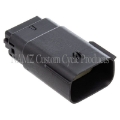 Picture of NAMZ 07-23 V-Twin Glide Right Handlebar Ctrl Molex MX-150 12-Pos Male Connector - Blk HD72488-07BK