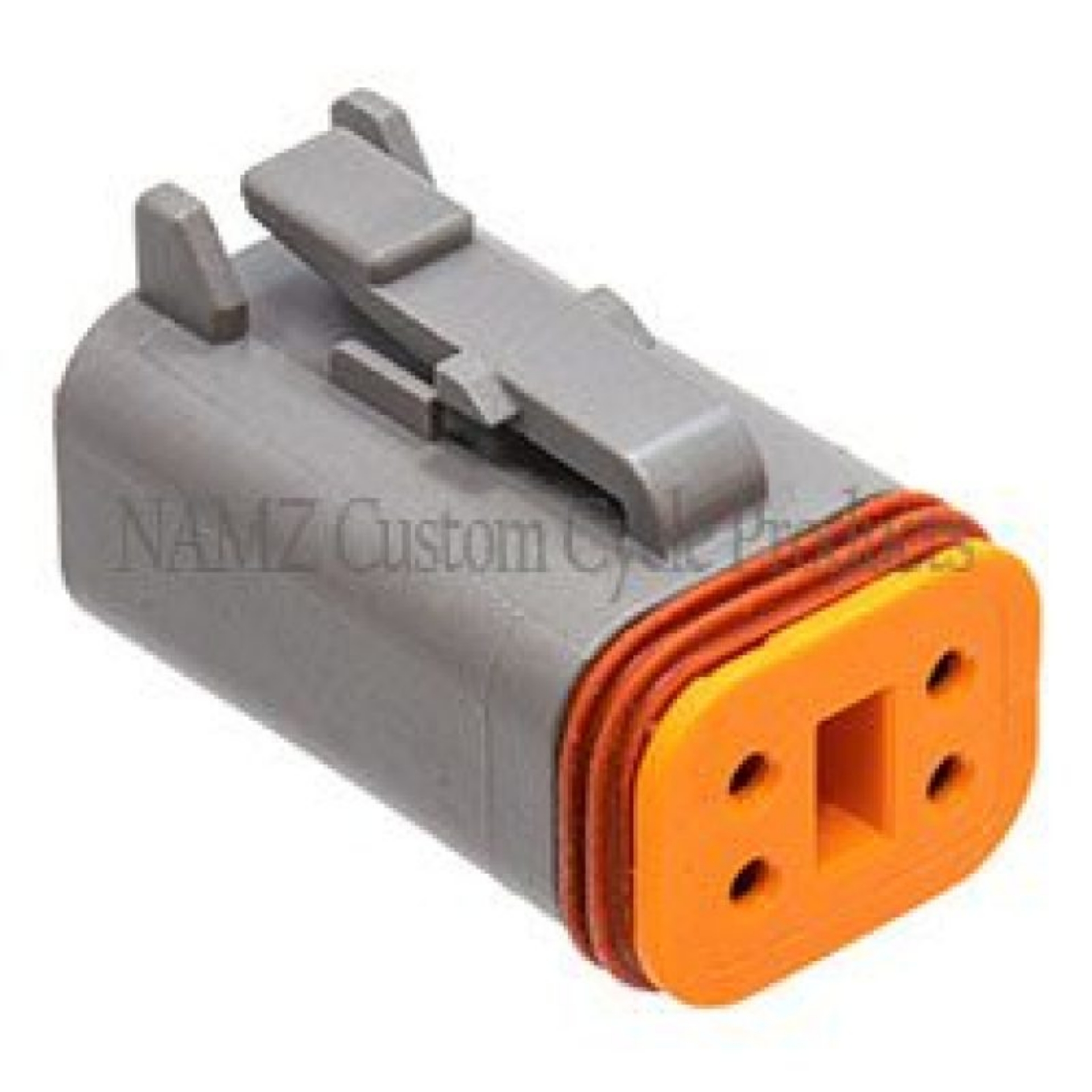 Picture of NAMZ Deutsch DT Series 4-Wire Plug & Wedgelock - Grey Repl- HD 72134-94GY