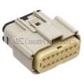 Picture of NAMZ 07-22 Glide Main Harness Molex MX-150 16-Position Female Connector - Grey HD 72491-07GY