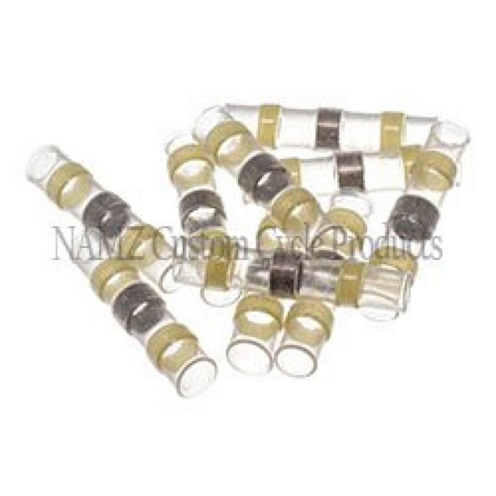 Picture of NAMZ Heat Sealable Butt Splice w-Low Temp Solder Terminals 12-10 AWG 10 Pack