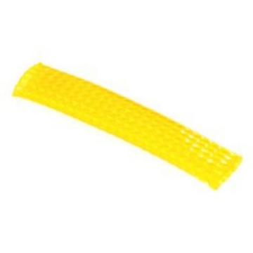 Picture of NAMZ Braided Flex Sleeving 10ft- Section 3-8in- ID - Yellow