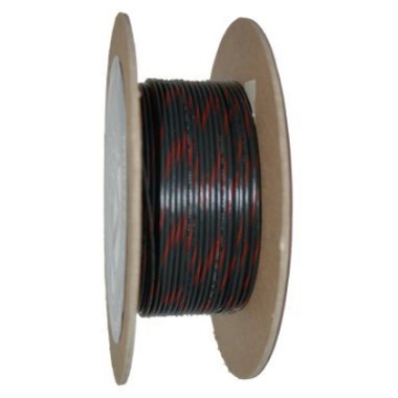 Picture of NAMZ OEM Color Primary Wire 100ft- Spool 18g - Black-Red Stripe
