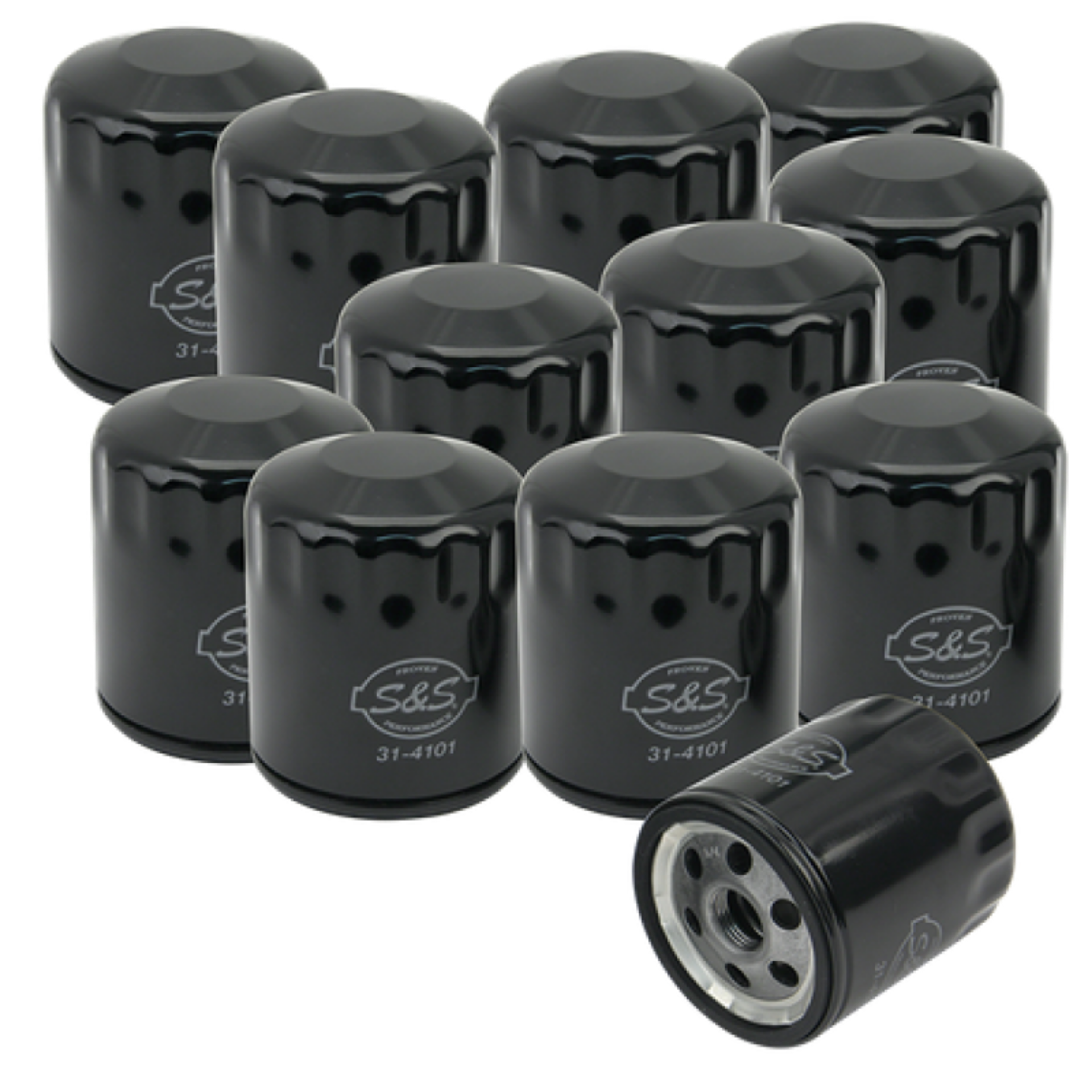 Picture of S&S Cycle Sportster-Evolution Models Black Oil Filters - 12 Pack
