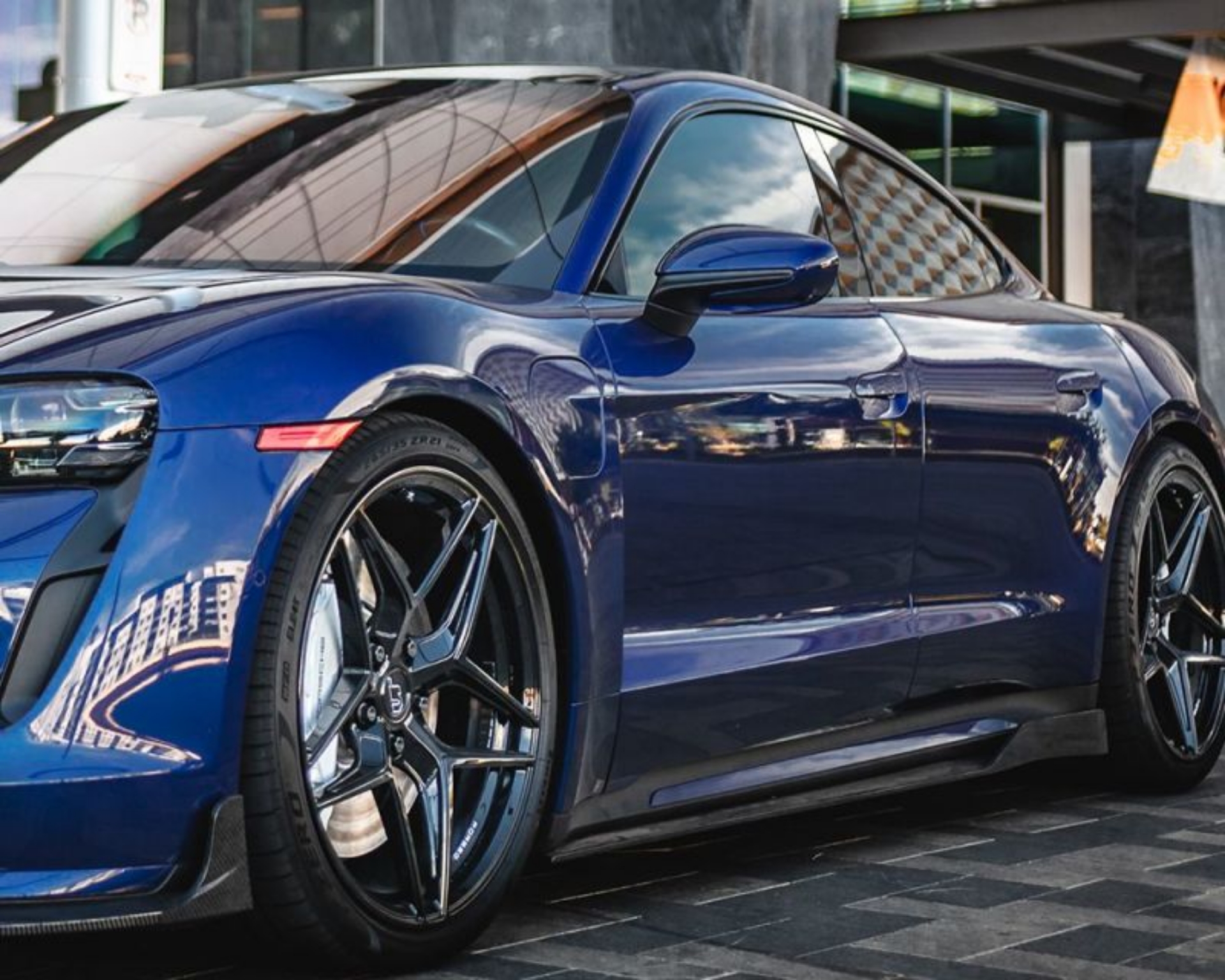 Picture of VR Aero Porsche Taycan Turbo-Turbo S Carbon Fiber Side Skirts