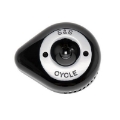 Picture of S&S Cycle Stealth Slasher Teardrop Air Cleaner Cover - Gloss Black
