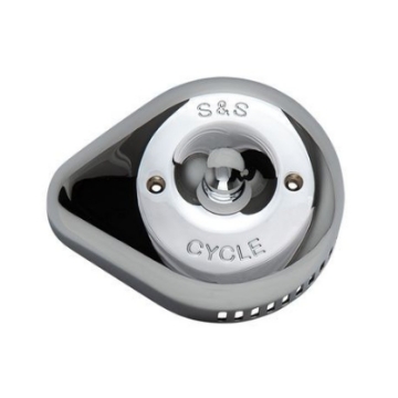Picture of S&S Cycle Stealth Slasher Teardrop Air Cleaner Cover - Chrome