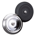 Picture of S&S Cycle Dished Bobber Air Cleaner Cover w- Machined Highlights  - Black