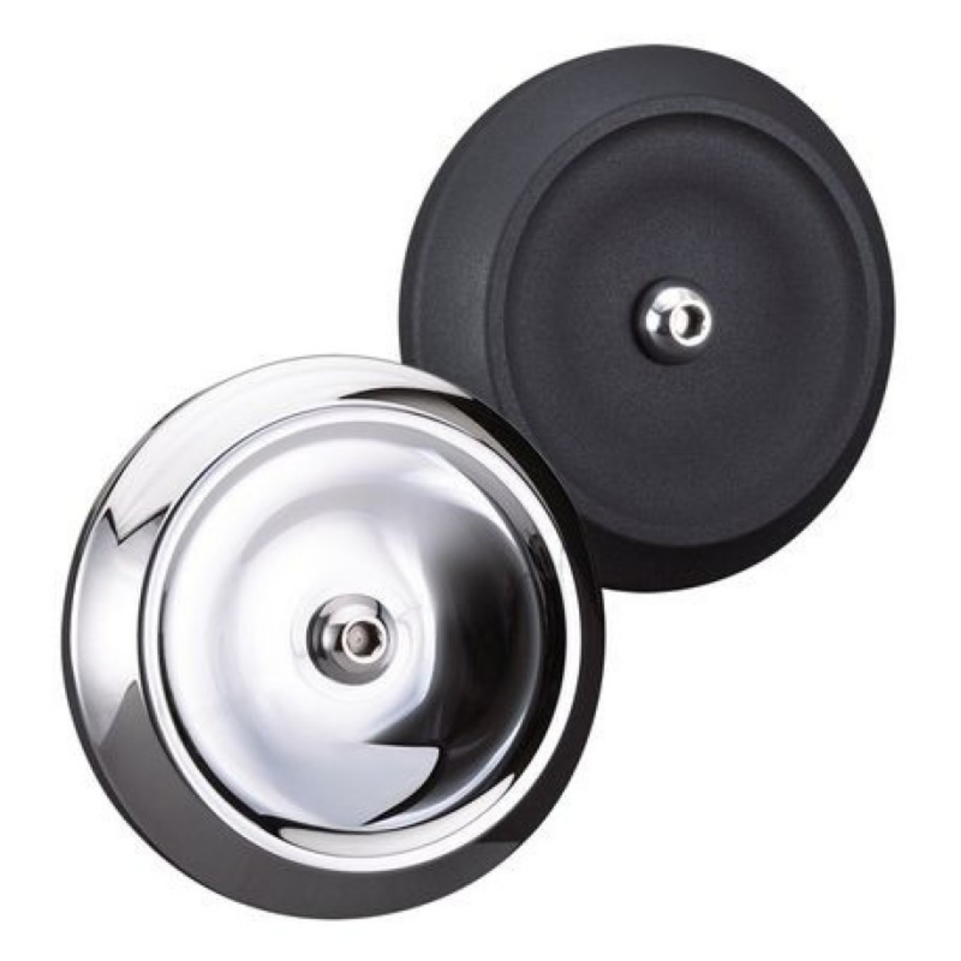 Picture of S&S Cycle Dished Bobber Air Cleaner Cover w- Machined Highlights  - Black