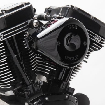 Picture of S&S Cycle 91-06 XL Sportster Models Stealth Air Cleaner Kit w- Gloss Black Mini Teardrop Cover