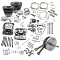 Picture of S&S Cycle 00-06 BT 124in Hot Set Up Kit w- S&S Cylinder Heads - Wrinkle Black