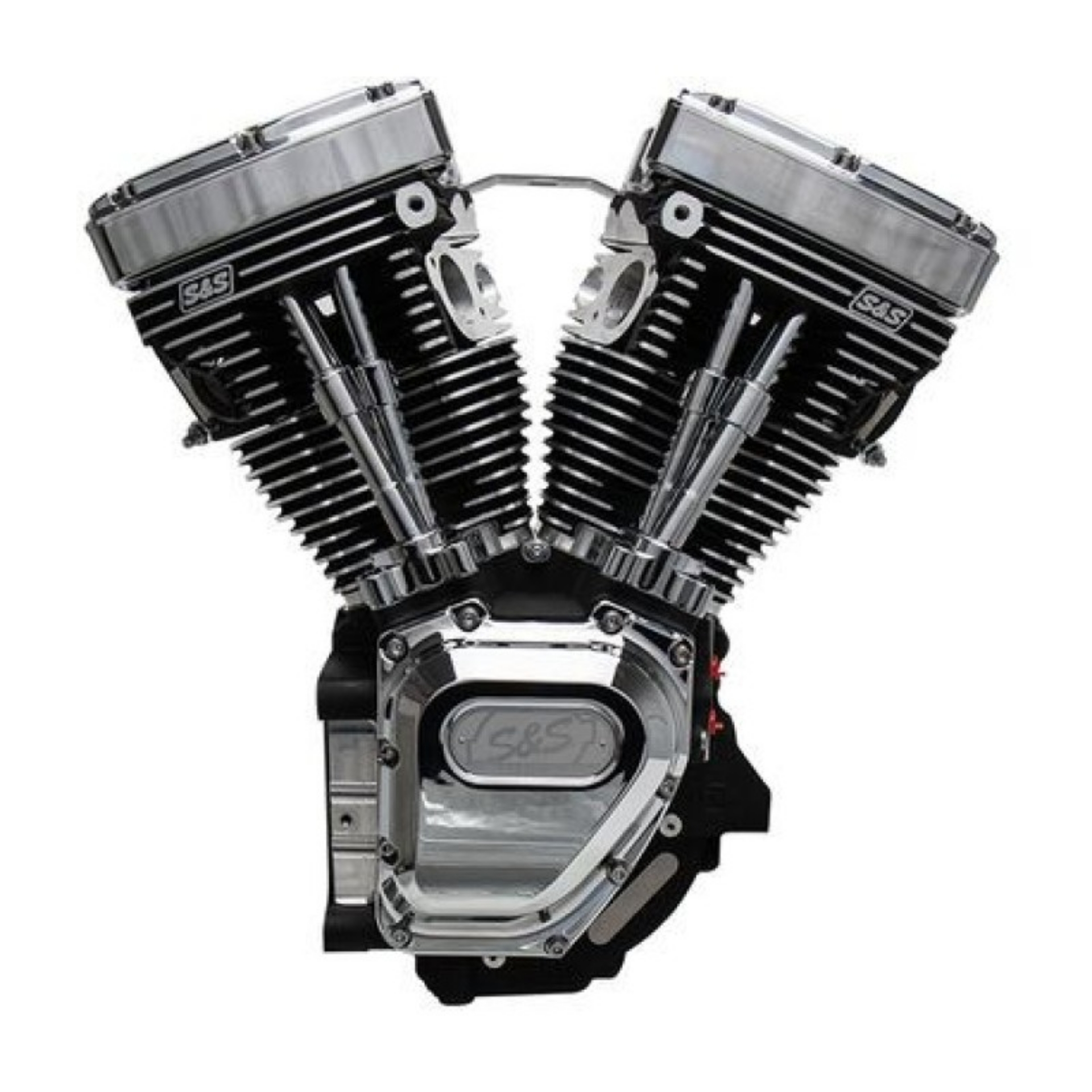 Picture of S&S Cycle 99-06 BT T111 Long Block Engine - Wrinkle Black