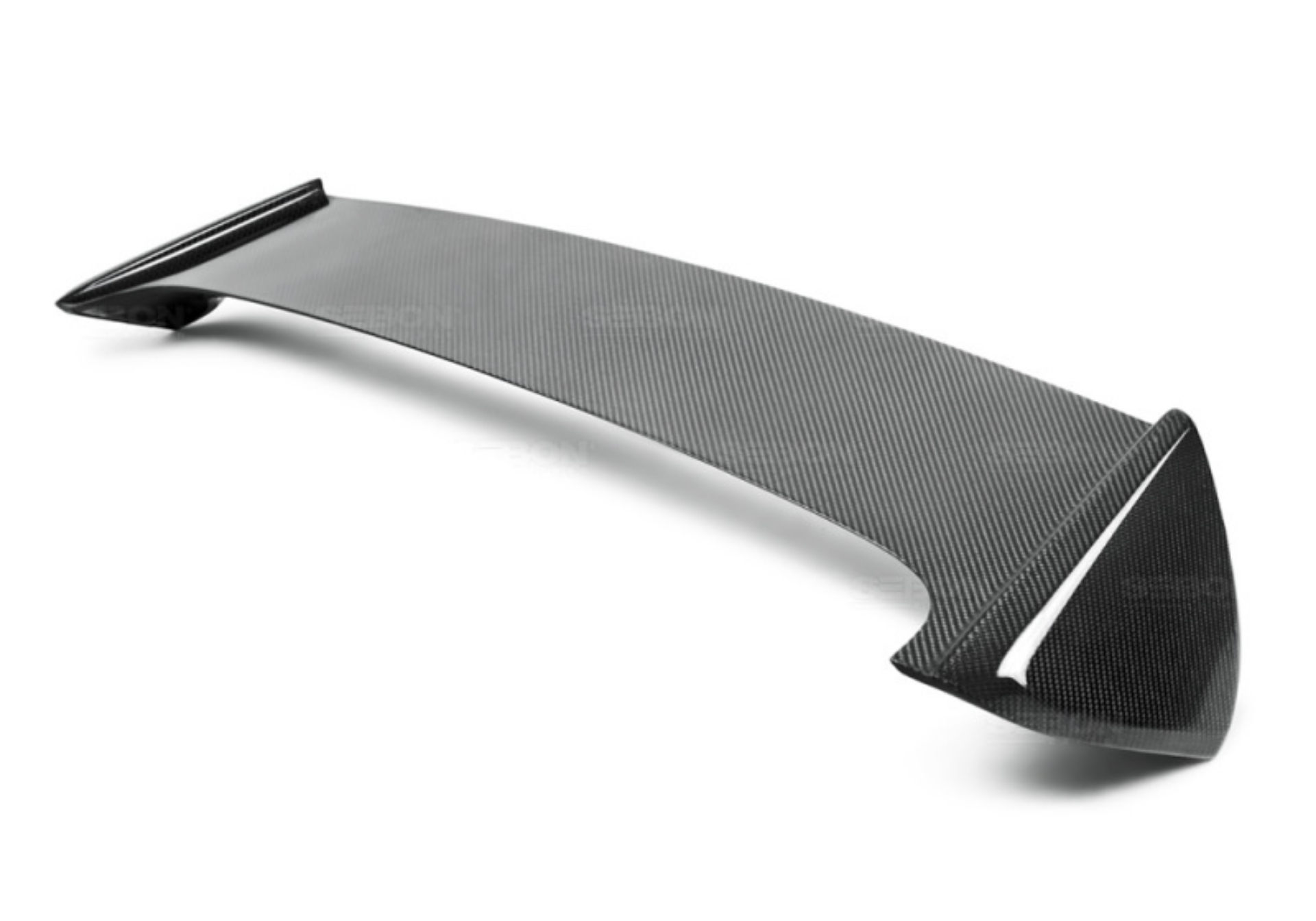 Picture of Seibon 08-10 Subaru WRX-STi Hatchback OEM-style Carbon Fiber Rear Spoiler w- LED Cutout