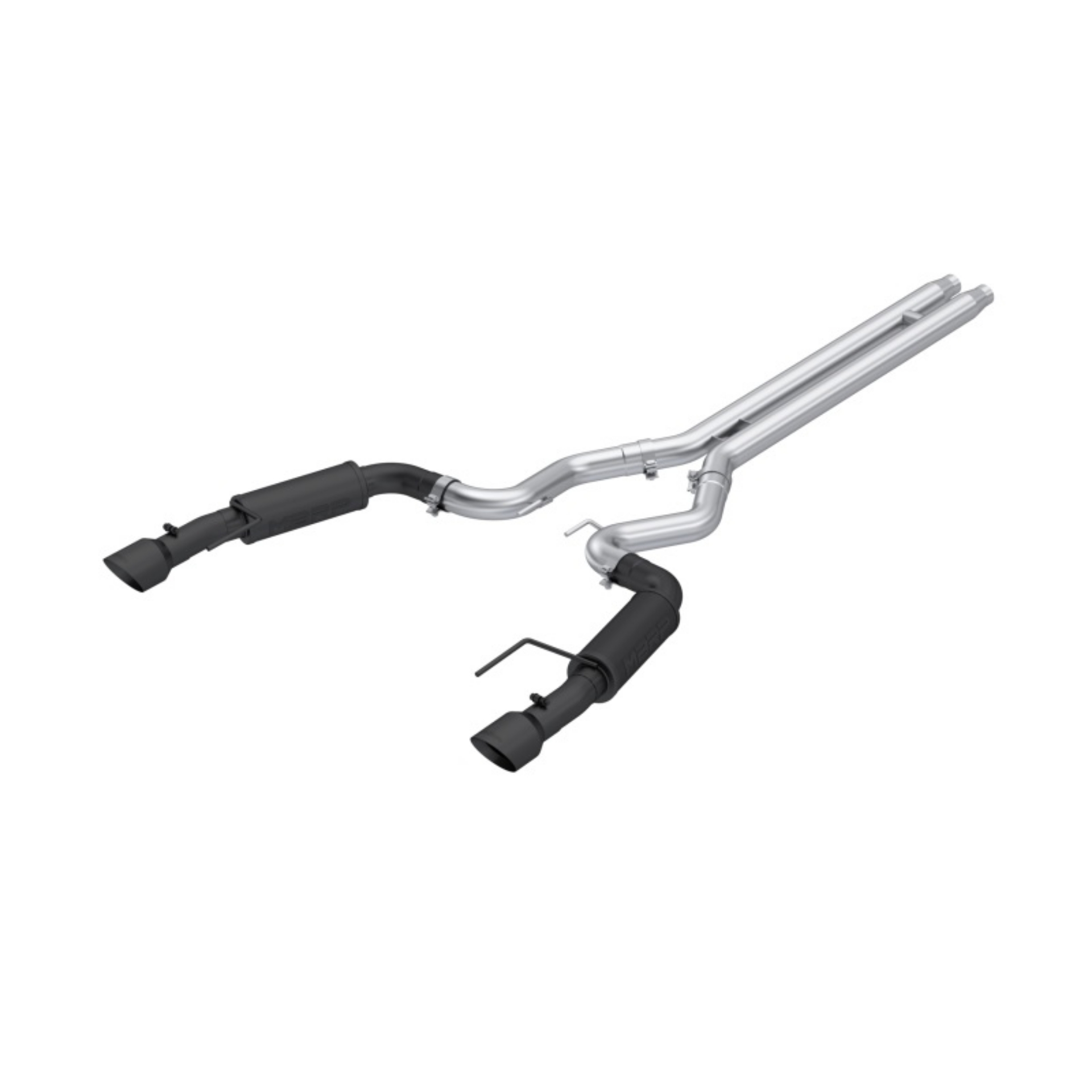 Picture of MBRP 2024Ford Mustang GT S650, 5-0 3in Cat-Back Dual Split Black-Coated Aluminized Steel