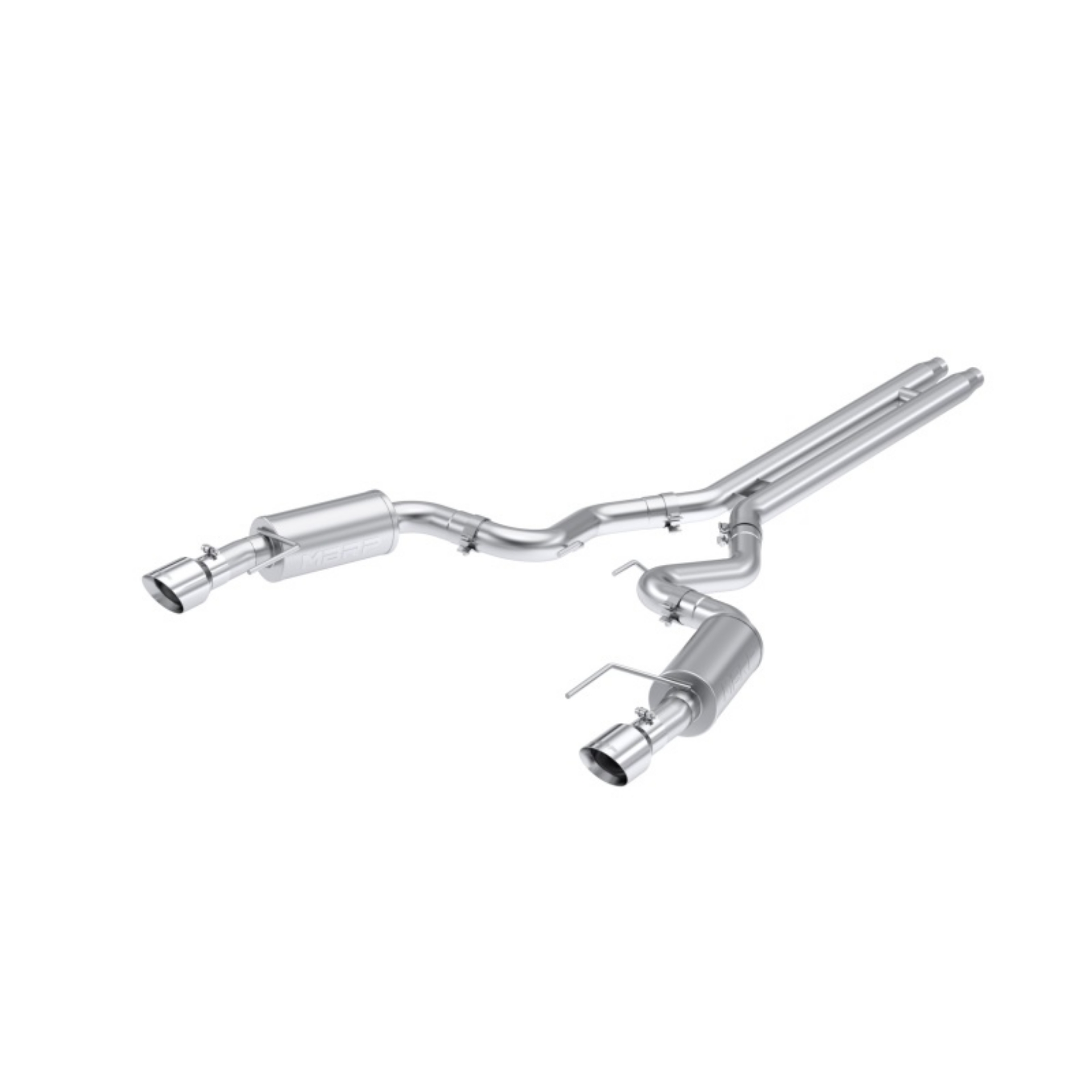 Picture of MBRP 2024 Ford Mustang GT S650, 5-0  Aluminized Steel 3in Cat-Back Dual Split Rear Street