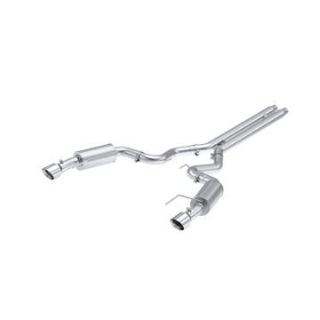 Picture of MBRP 2024 Ford Mustang GT S650, 5-0  Aluminized Steel 3in Cat-Back Dual Split Rear Street