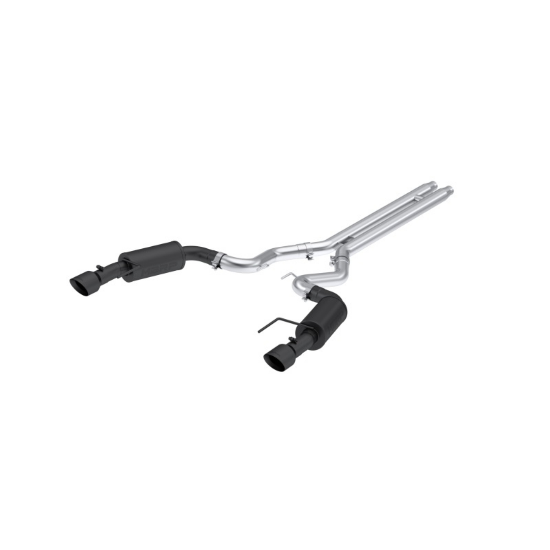 Picture of MBRP 2024 Ford Mustang GT S650, 5-0L 3in Cat-Back Dual Split Rear, Black-Coated street