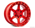 Picture of VR Forged D14 Wheel Satin Red 17x8-5 -8mm 6x139-7