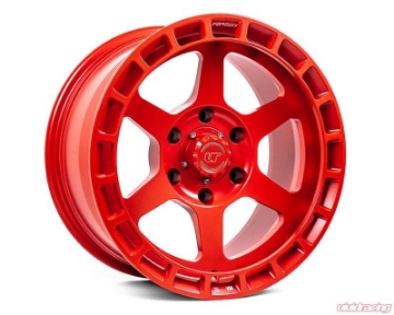 Picture of VR Forged D14 Wheel Satin Red 17x8-5 -8mm 6x139-7