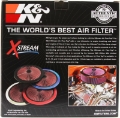 Picture of K&N X-Stream Top Filter X-Stream 14in OD - Red