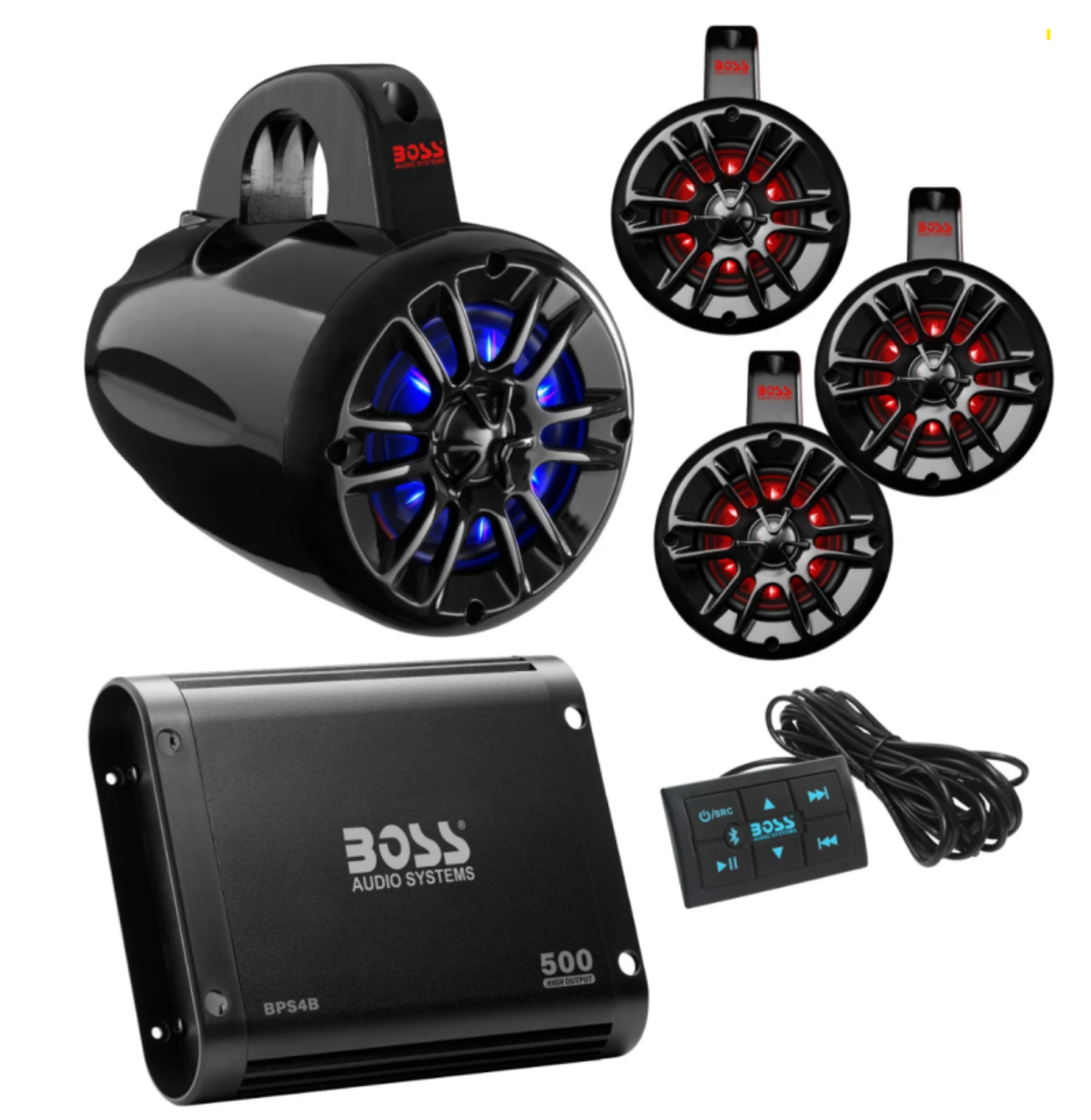 Picture of Boss Audio Systems UTV Marine Stereo Package