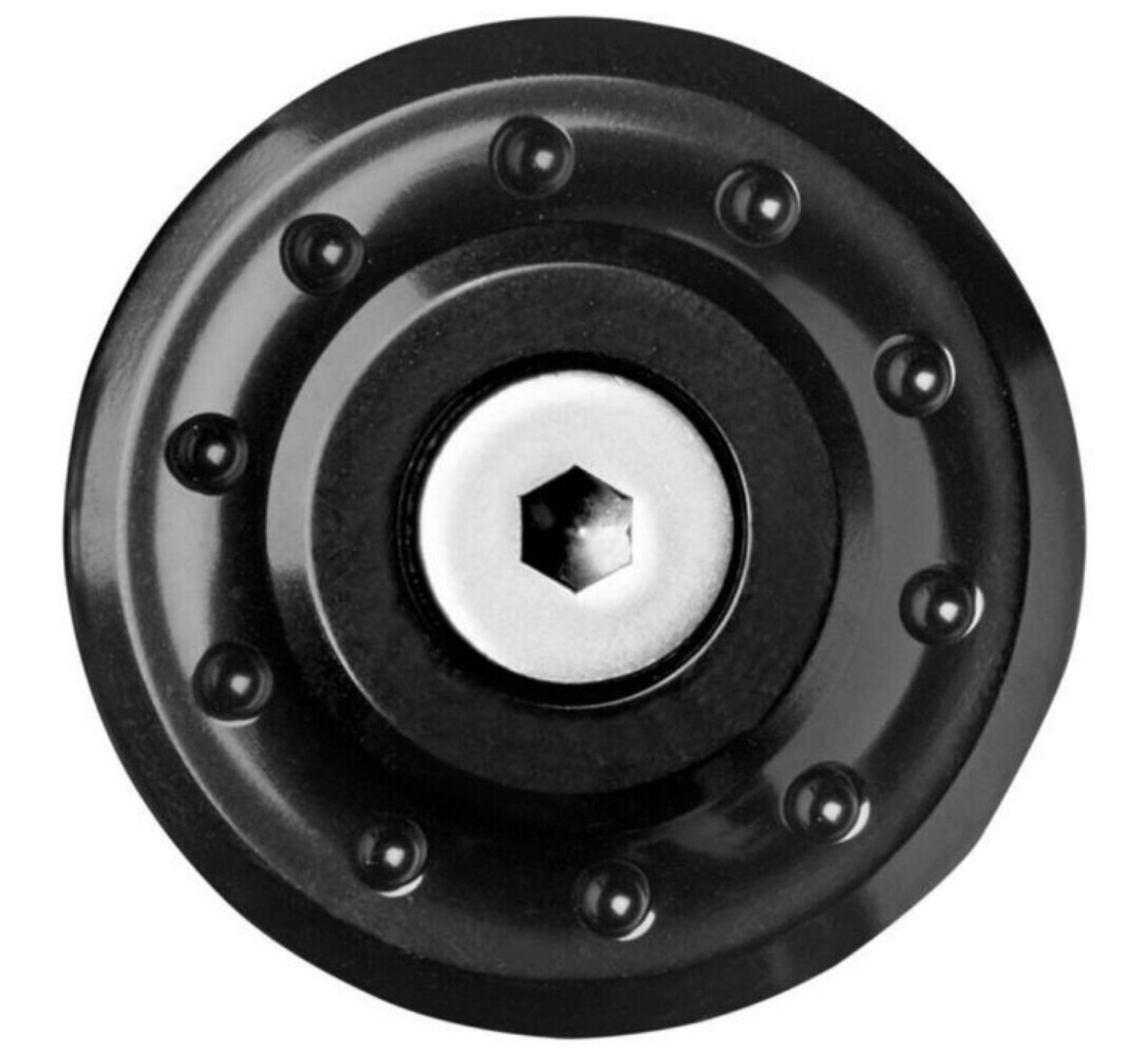 Picture of Roland Sands Design BMW Radial Bar Ends - Black Ano