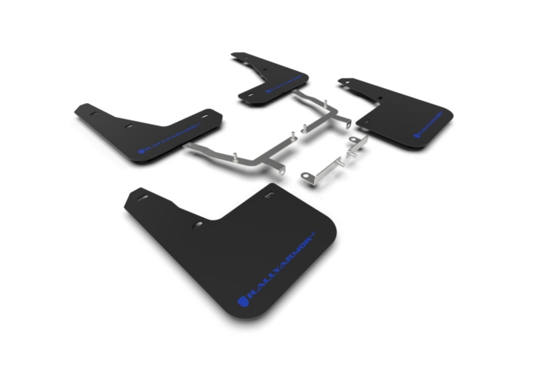 Picture of Rally Armor 19-25 Ford Focus ST MK4 Black UR Mud Flap w-Blue Logo
