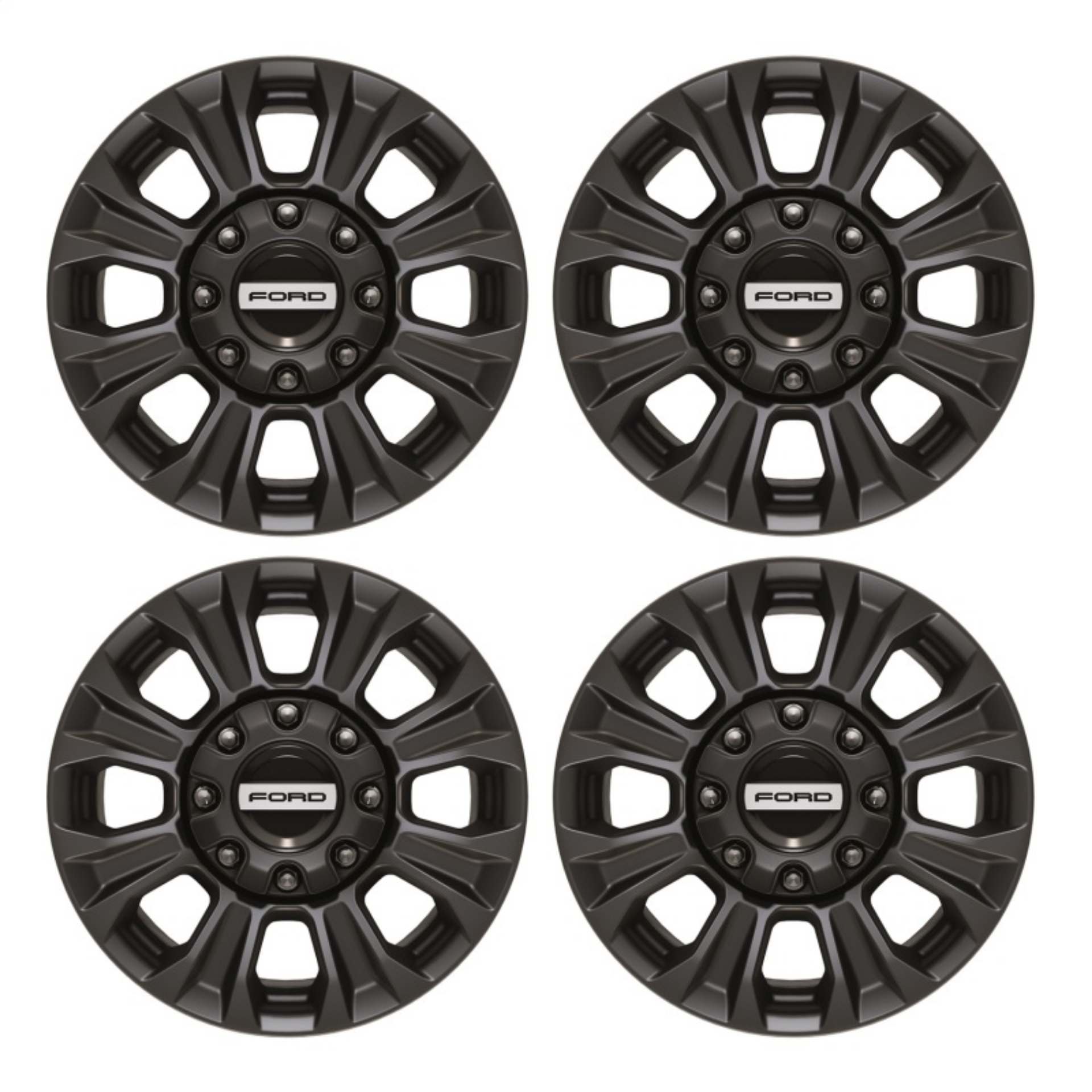 Picture of Ford Racing 05-22 Super Duty 18x8 Matte Black Wheel Kit