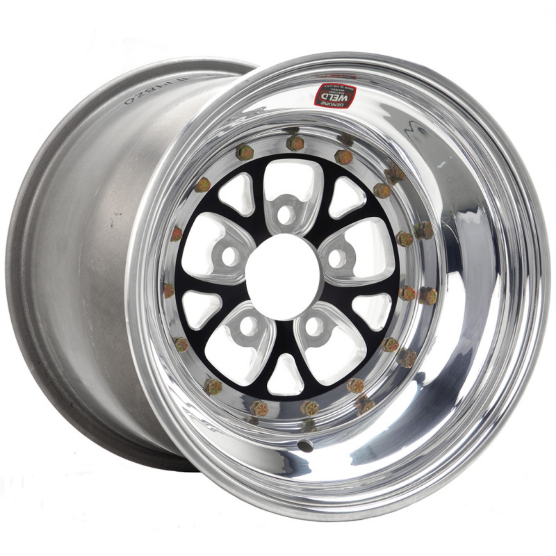 Picture of Weld V-Series 15x10 - 5x4-5 BP - 4in- BS Black Wheel
