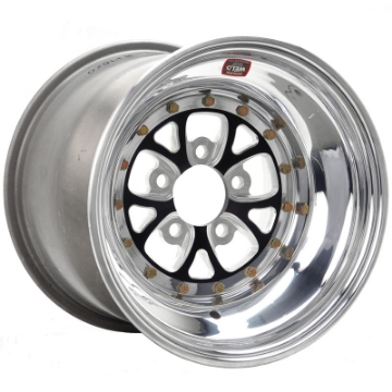 Picture of Weld V-Series 15x10 - 5x4-5 BP - 4in- BS Black Wheel