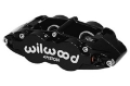 Picture of Wilwood Caliper-Narrow Superlite 4R - Black 1-12-1-12in Pistons 1-10in Disc