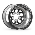 Picture of Weld Alpha-1 15x12 - 5x4-5 BP - 5in- BS Black Wheel - Black Single Beadlock MT