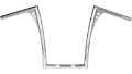 Picture of Roland Sands Design Handlebar 1-25in King Ape 19in- Chrome