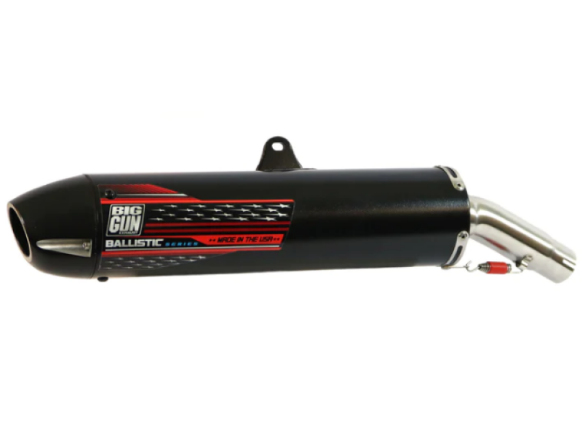 Picture of Big Gun 06-14 Honda TRX 450R Ballistic Series Slip On Exhaust