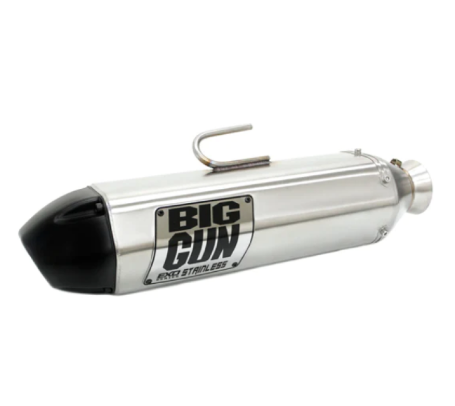 Picture of Big Gun 13-23 Polaris SCRAMBLER XP 850 H-O--EPS EXO Stainless Slip On Exhaust