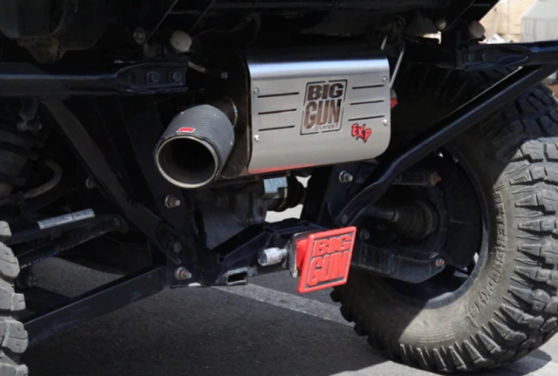 Picture of Big Gun 17-23 Honda PIONEER 1000-1000-5 Explorer Series Slip On Exhaust