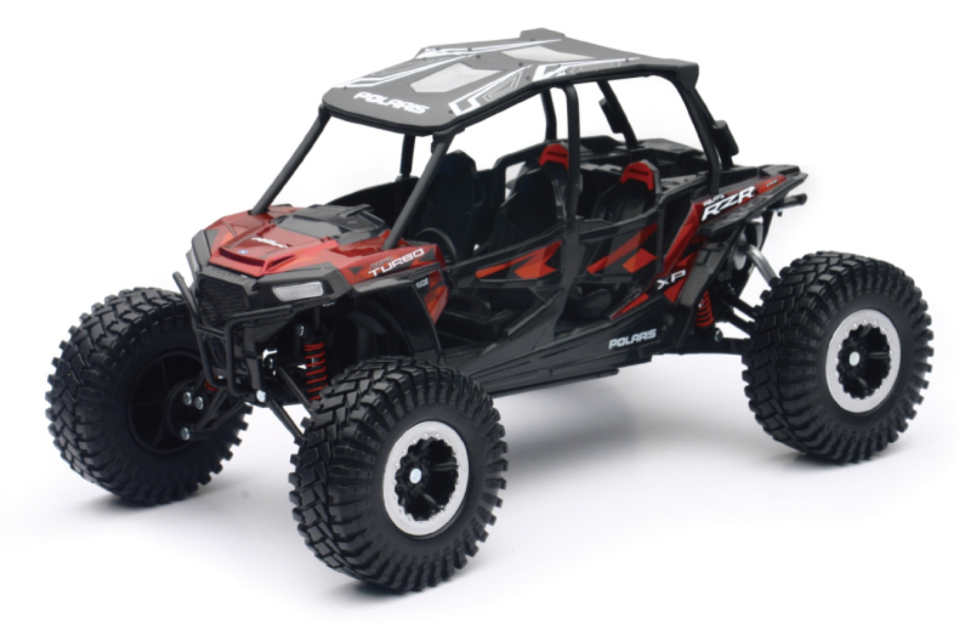 Picture of New Ray Toys Polaris RZR XP4 Rock Crawler Titanium Metallic- Scale - 1:18