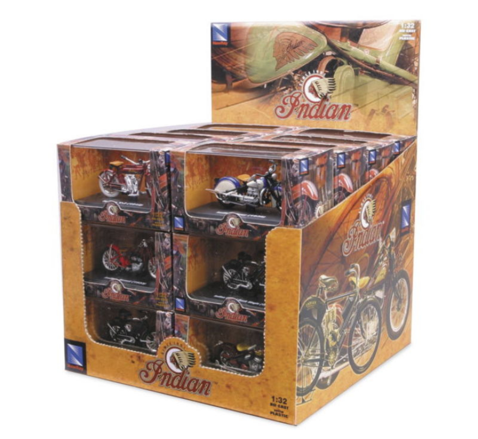 Picture of New Ray Toys Indian Bike Assortment - Scale - 1:32