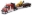 Picture of New Ray Toys International Lonestar Flatbed Trailer with Loader and Boulders- Scale - 1:32