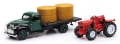 Picture of New Ray Toys 1941 Chevrolet Flatbed with Farm Tractor- Scale - 1:32