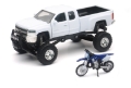 Picture of New Ray Toys Chevrolet Silverado with Yamaha Dirt Bike- Scale - 1:32