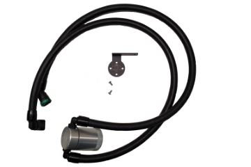 Picture of J&L 2021-2025 Ford F-150 3-5L Passenger Side Oil Separator 3-0 - Clear Anodized