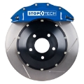 Picture of StopTech 04-07 STi Front Big Brake Kit 355X32MM with Blue ST60 Calipers Slotted Rotors