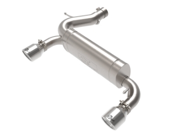 Picture of aFe Vulcan 3in 304 SS Axle-Back Exhaust 2021 Ford Bronco L4-2-3L t-V6-2-7L tt w- Polished Tips