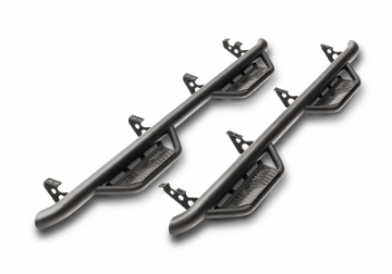 Picture of N-Fab 20-21 GM Silverado-Sierra 2500 & 3500 Cab Length Podium LG Step System