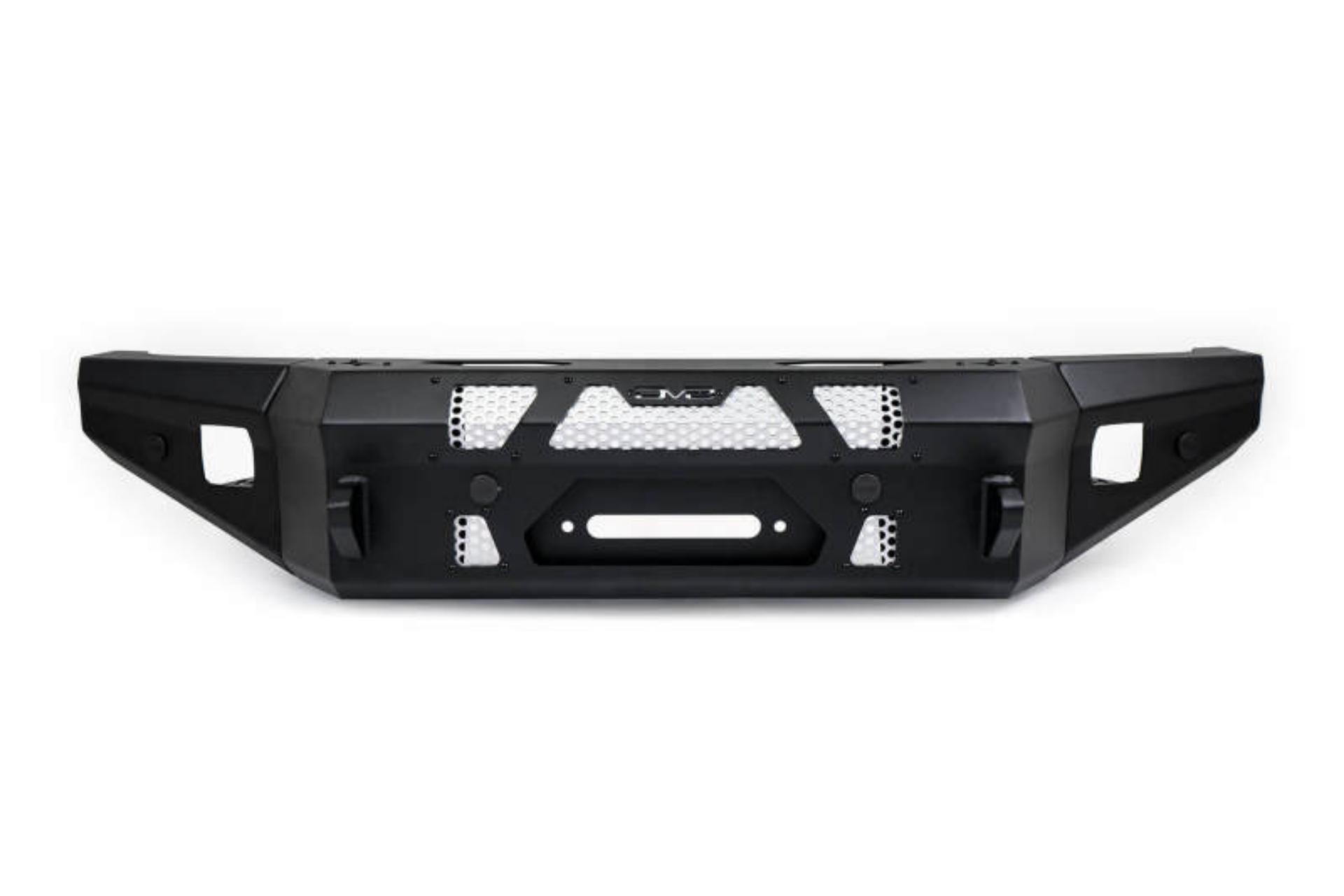 Picture of DV8 Offroad 2021+ Ford Bronco Front Bumper Winch Capable w- Optional Bull Bar-Aux Light Opening