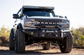 Picture of DV8 Offroad 2021+ Ford Bronco Front Bumper Winch Capable w- Optional Bull Bar-Aux Light Opening