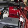 Picture of Wehrli 20-24 Chevrolet-GMC 6-6L L5P Duramax OEM Placement Coolant Tank Kit - Sparkle Bomber Orange